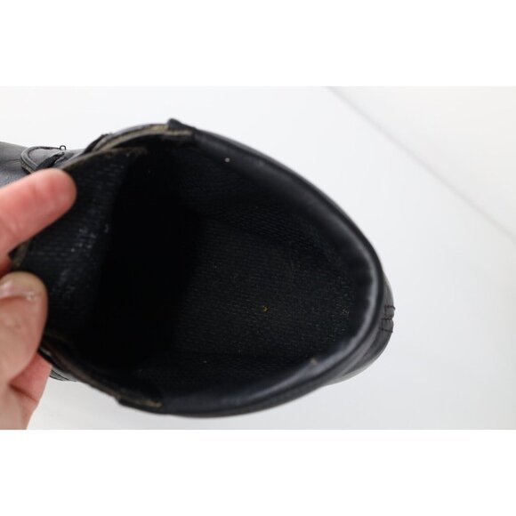 Vtg 70s Streetwear Mens 9 Distressed Leather Ankle Chukkas Chukka Boots Black main image 11